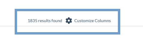 Customize Columns