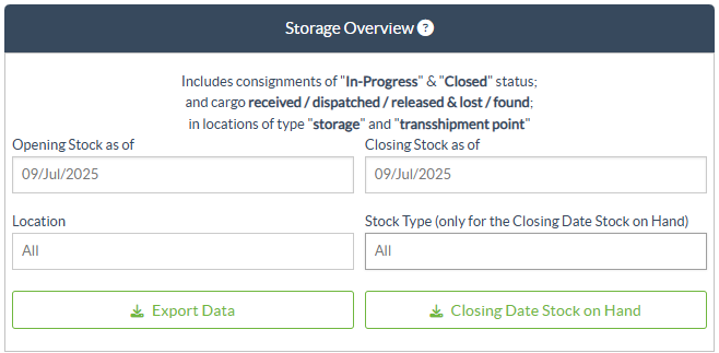 Storage Overview
