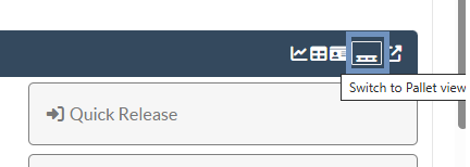 Switch to pallet view stock management