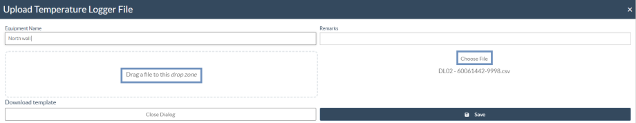 Upload temperature step 2 