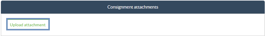 Upload attachment in consignment screen