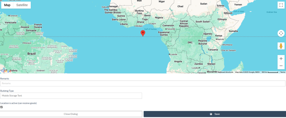 Create Location save