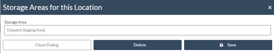Storage area creation step 2