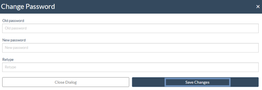 Save password change