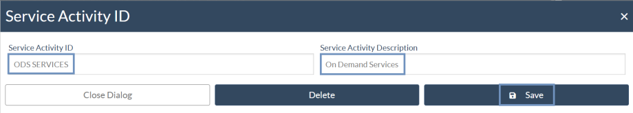 Service Activity step 2