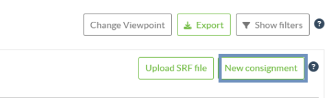 New consignment tab