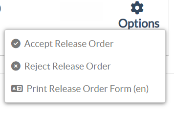 release options updated